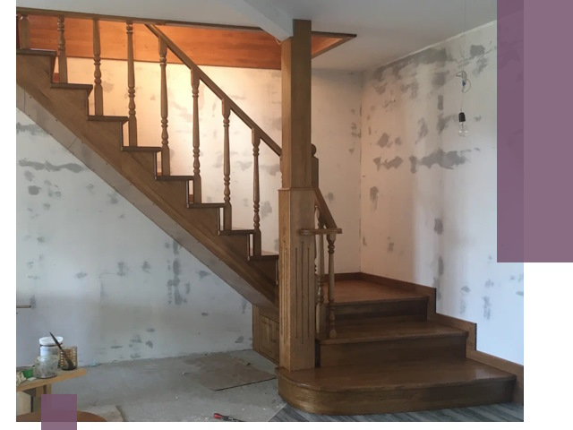 Ремонт деревянных лестниц в Топках: быстро и качественно