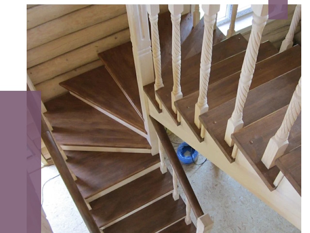 Реставрация деревянных лестниц в Топках от 4256 руб.