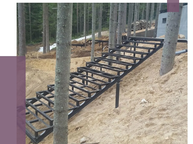 Монтаж металлических лестниц в Топках от 13426 руб. 