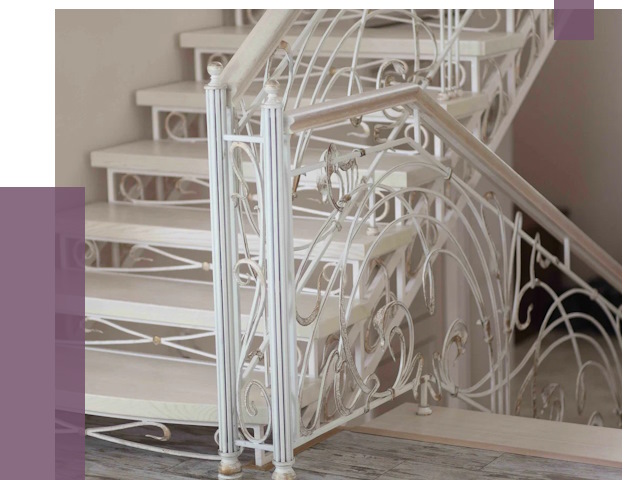 Изготовление кованых лестниц на заказ в Топках от 86131 руб. | ПРОЛЁТ-Тпк