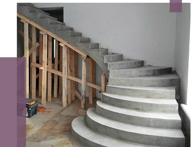 Изготовление бетонных лестниц под ключ в Топках от 19759 руб. | ПРОЛЁТ-Тпк