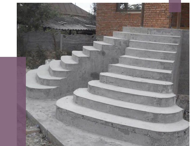 Монтаж бетонных лестниц в Топках от 4256 руб. 