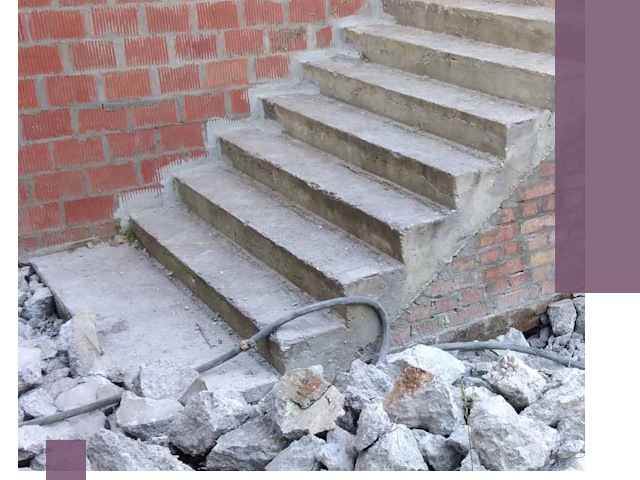 Демонтаж бетонных лестниц в Топках: быстро и безопасно