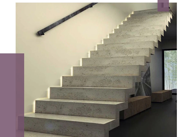 Облицовка бетонных лестниц в Топках от 4560 руб/м2 