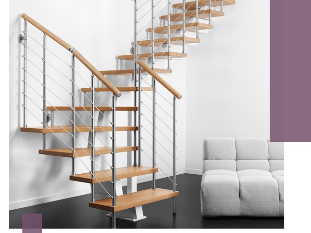 Модульные лестницы под ключ в Топках — монтаж и изготовление