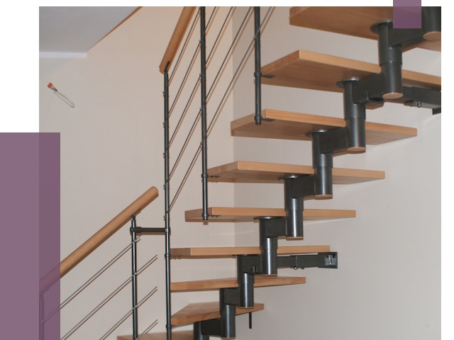 Изготовление модульных лестниц в Топках от 11400 руб. 