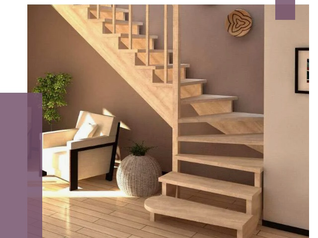 Изготовление Г-образных лестниц в Топках от 18746 руб. 