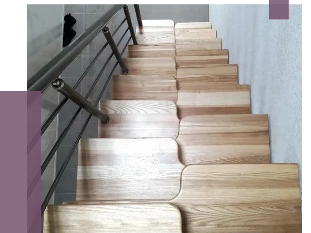 Лестницы гусиный шаг в Топках от 12920 руб. под ключ | ПРОЛЁТ-Тпк