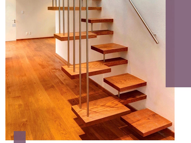 Лестницы «гусиный шаг» на заказ в Топках для узких пространств