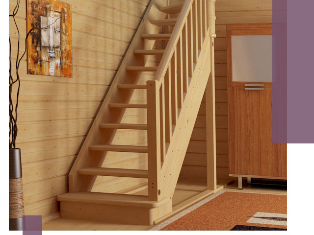 Лестницы эконом класса под ключ в Топках — недорого и быстро