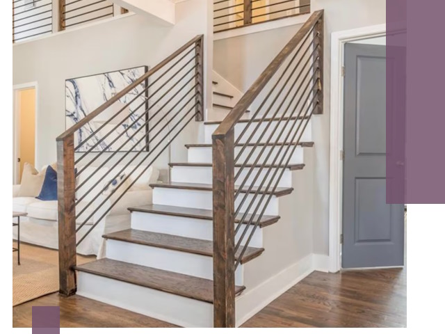 Лестницы для коттеджа под ключ в Топках — изготовление и монтаж