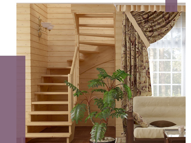 Лестницы для дачи в Топках от 75238 руб.  | ПРОЛЁТ-Тпк