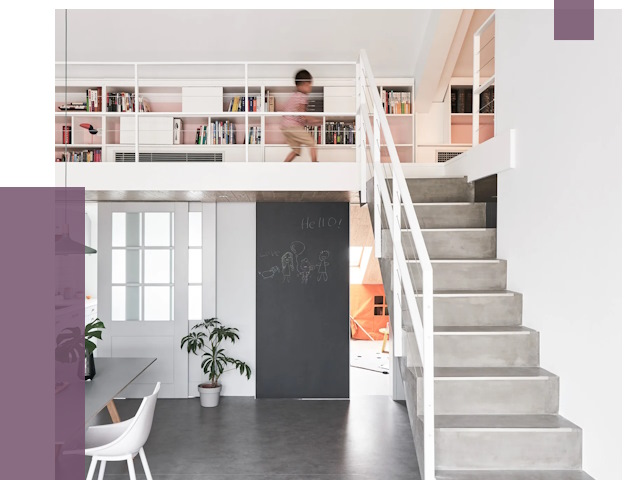 Лестницы для двухуровневой квартиры в Топках от 174794 руб. | ПРОЛЁТ-Тпк