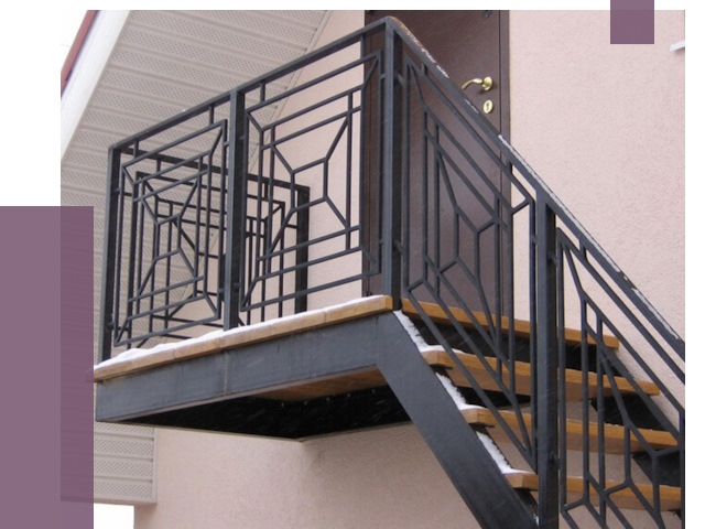 Металлические перила в Топках от 4256 руб.  | ПРОЛЁТ-Тпк