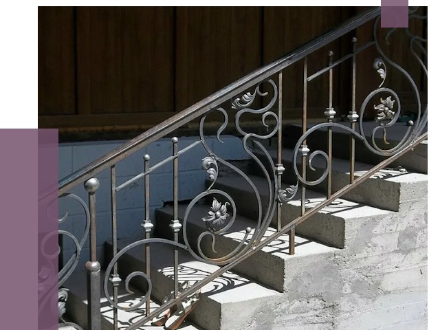 Кованые перила в Топках от 8613 руб. под ключ — качество от ПРОЛЁТ-Тпк