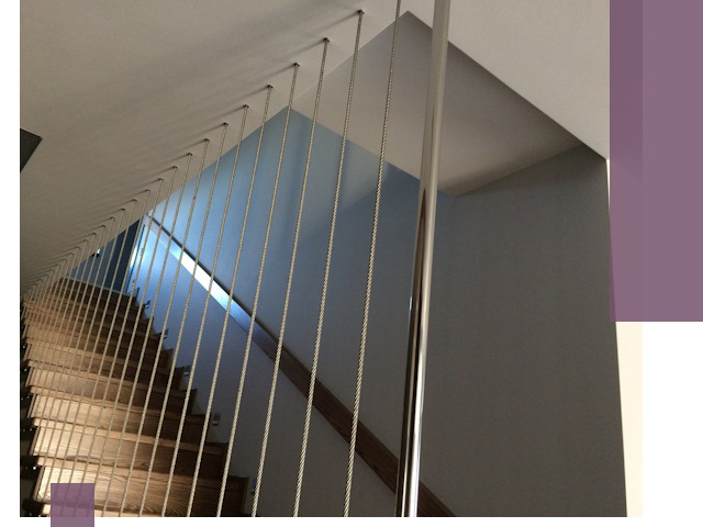 Тросовые перила под ключ в Топках — производство и монтаж