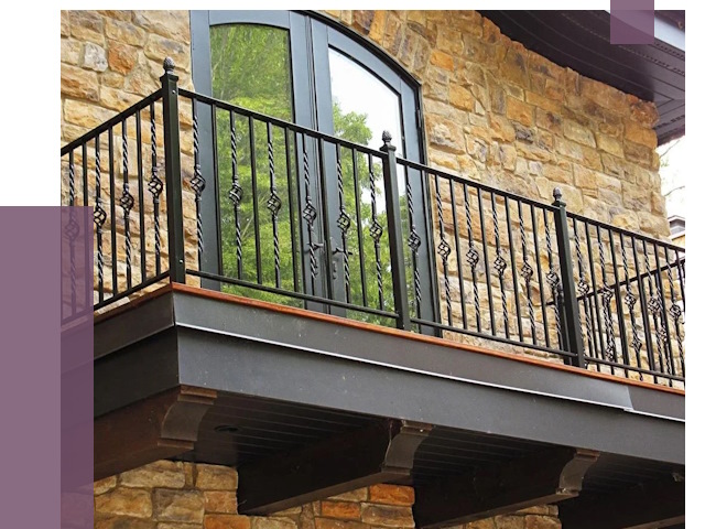 Балконные ограждения в Топках от 7954 руб. — купить | ПРОЛЁТ-Тпк