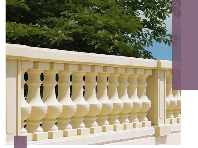 Установка балюстрады в Топках: изготовление и монтаж под ключ