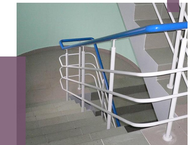 Перила в подъезде в Топках — установка и замена от 7346 руб. | ПРОЛЁТ-Тпк