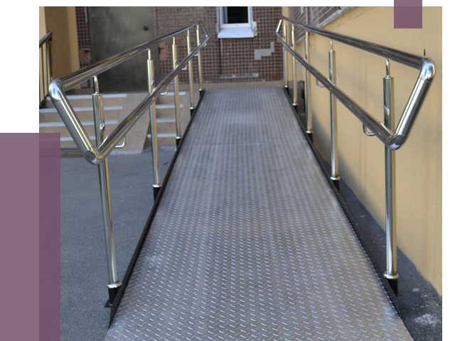 Пандусы в Топках от 12160 руб. — установка для инвалидов | ПРОЛЁТ-Тпк