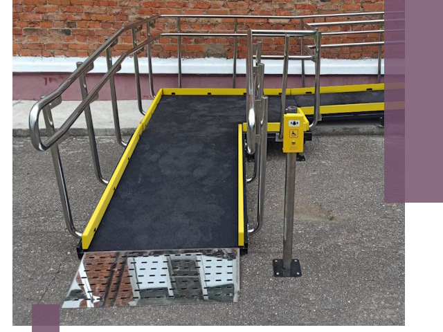 Изготовление наклонных пандусов для инвалидов в Топках