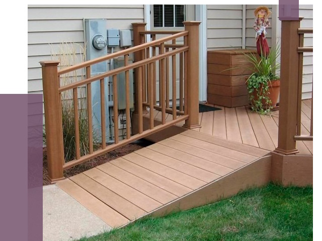 Пандус на крыльцо в Топках под ключ от 7701 руб.