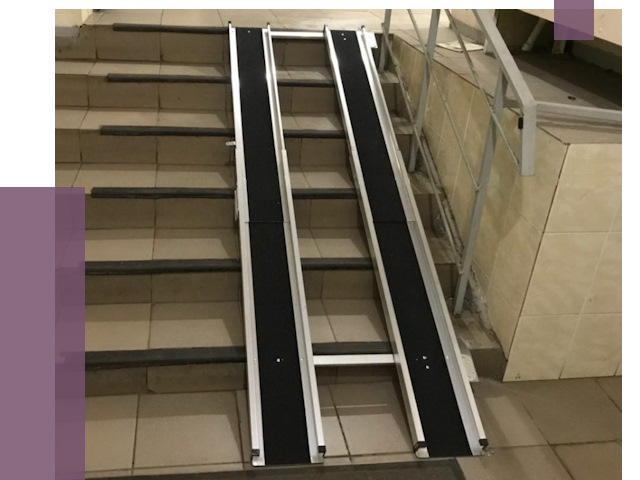 Установка пандуса в подъезд в Топках от 7904 руб. под ключ | ПРОЛЁТ-Тпк