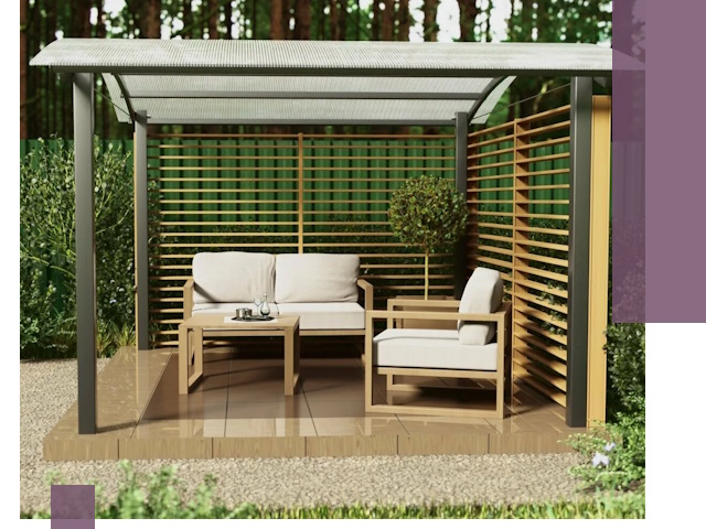 Навесы для дачи в Топках: изготовление, монтаж и демонтаж