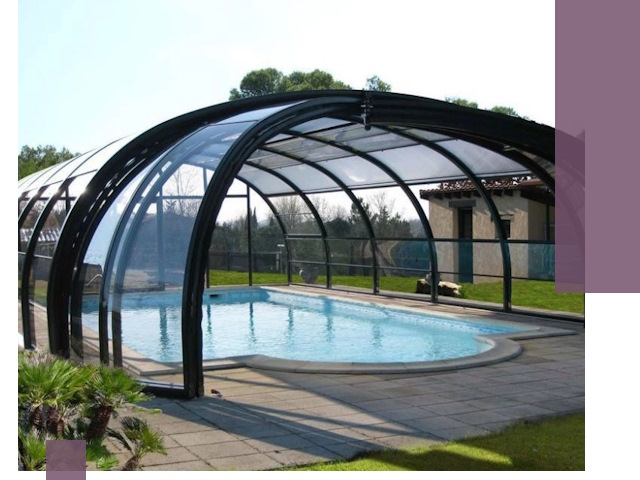 Навесы для бассейна в Топках: изготовление и монтаж под ключ