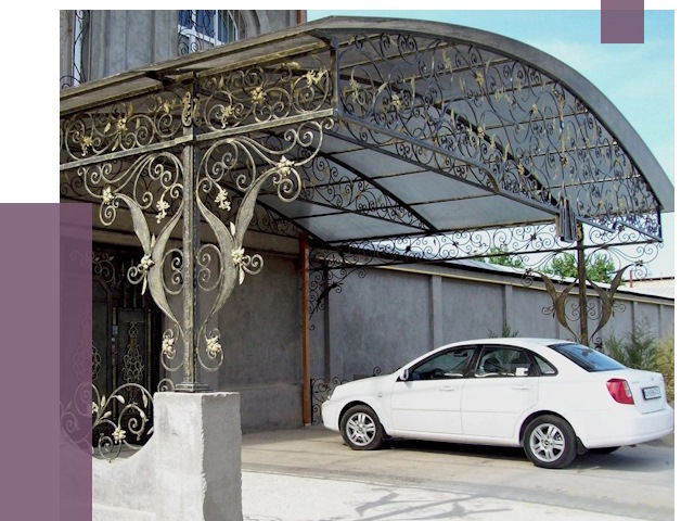Кованые навесы в Топках от 14440 руб. | ПРОЛЁТ-Тпк