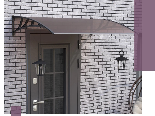 Недорогие козырьки и навесы под ключ в Топках