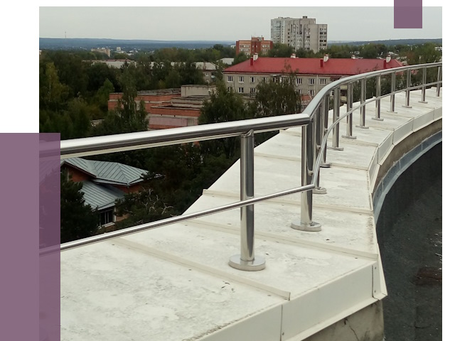 Парапеты и ограждения кровли в Топках от 4915 руб.