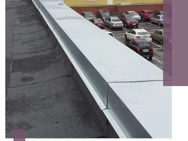 Изготовление парапетов из металла и нержавейки в Топках