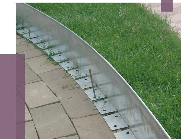 Металлические бордюры для тротуаров в Топках от 8613 руб.