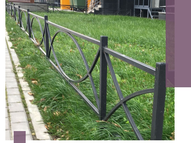 Газонные ограждения из металла в Топках — монтаж и продажа
