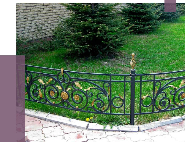 Кованые газонные ограждения в Топках от 7549 руб. — ПРОЛЁТ-Тпк